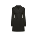 Vestido mini blazer negro con corsé Inmaculada de la marca Final Sale, con estructura ajustada y detalles elegantes.