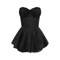 Airina lace-embroidered flared mini dress (Final Sale)