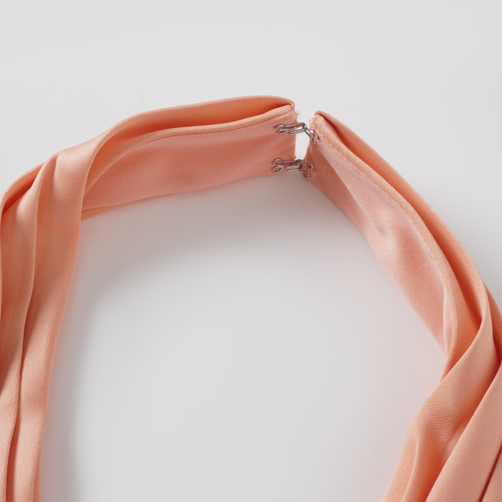 Aurélie Orange Halterneck Mermaid Maxi Dress (Final Sale-US Only)