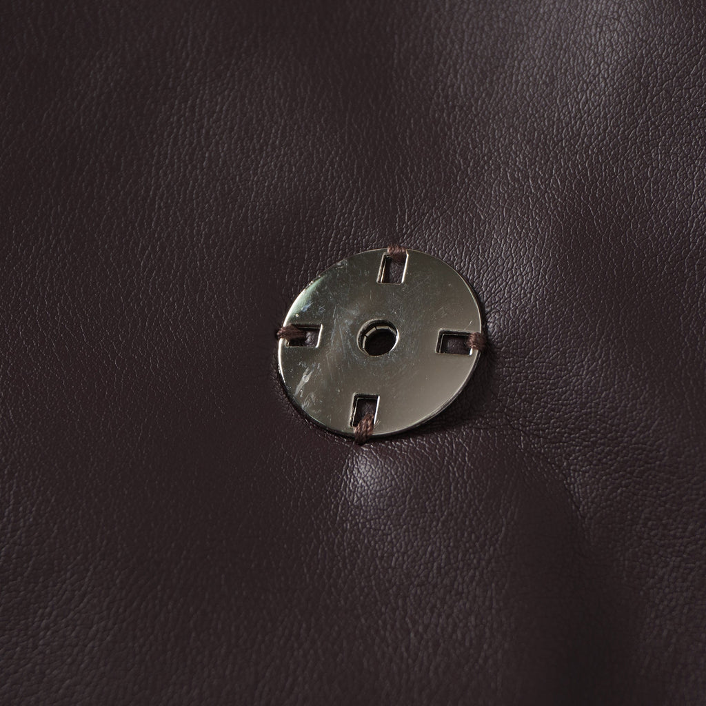 Solange Brown Leather Mini Blazer Dress (Final Sale-US Only)