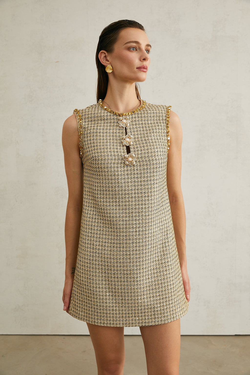 Éléonore tweed sleeveless mini dress (Final Sale-US Only)