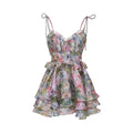 Juliette floral print pleated mini dress (Final Sale-US Only)