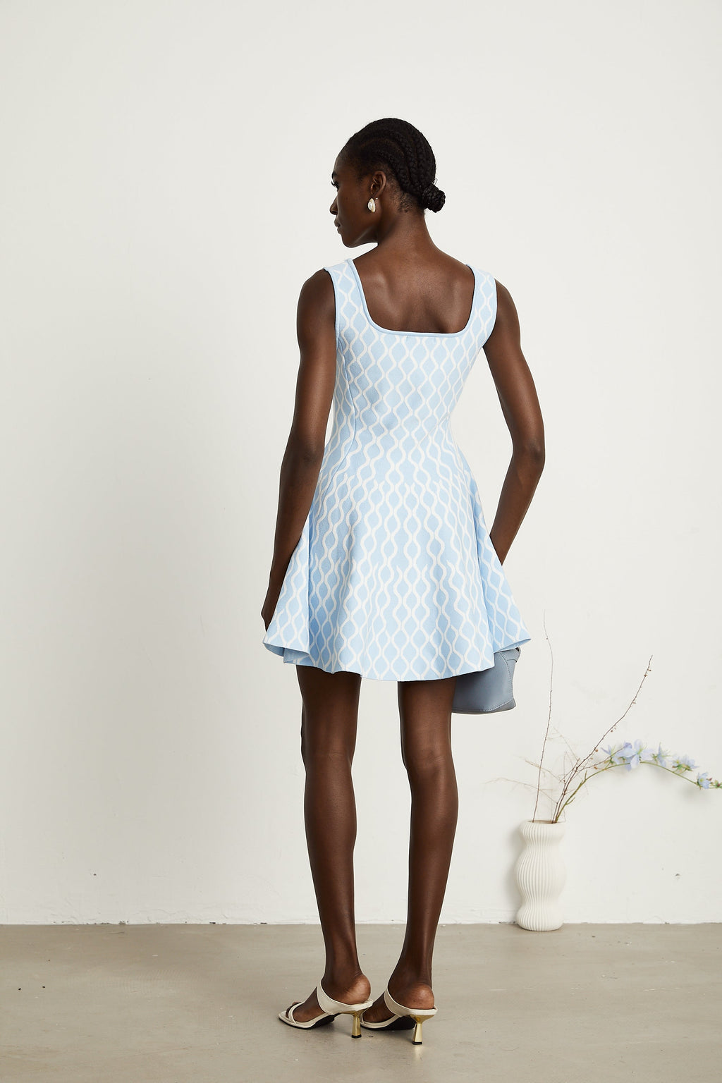 Hélène patterned-jacquard sleeveless mini dress (Final Sale-US Only)