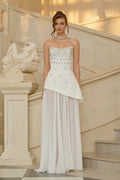 Melisande White Embellished Dress & Skirt Set (Final Sale-US Only)
