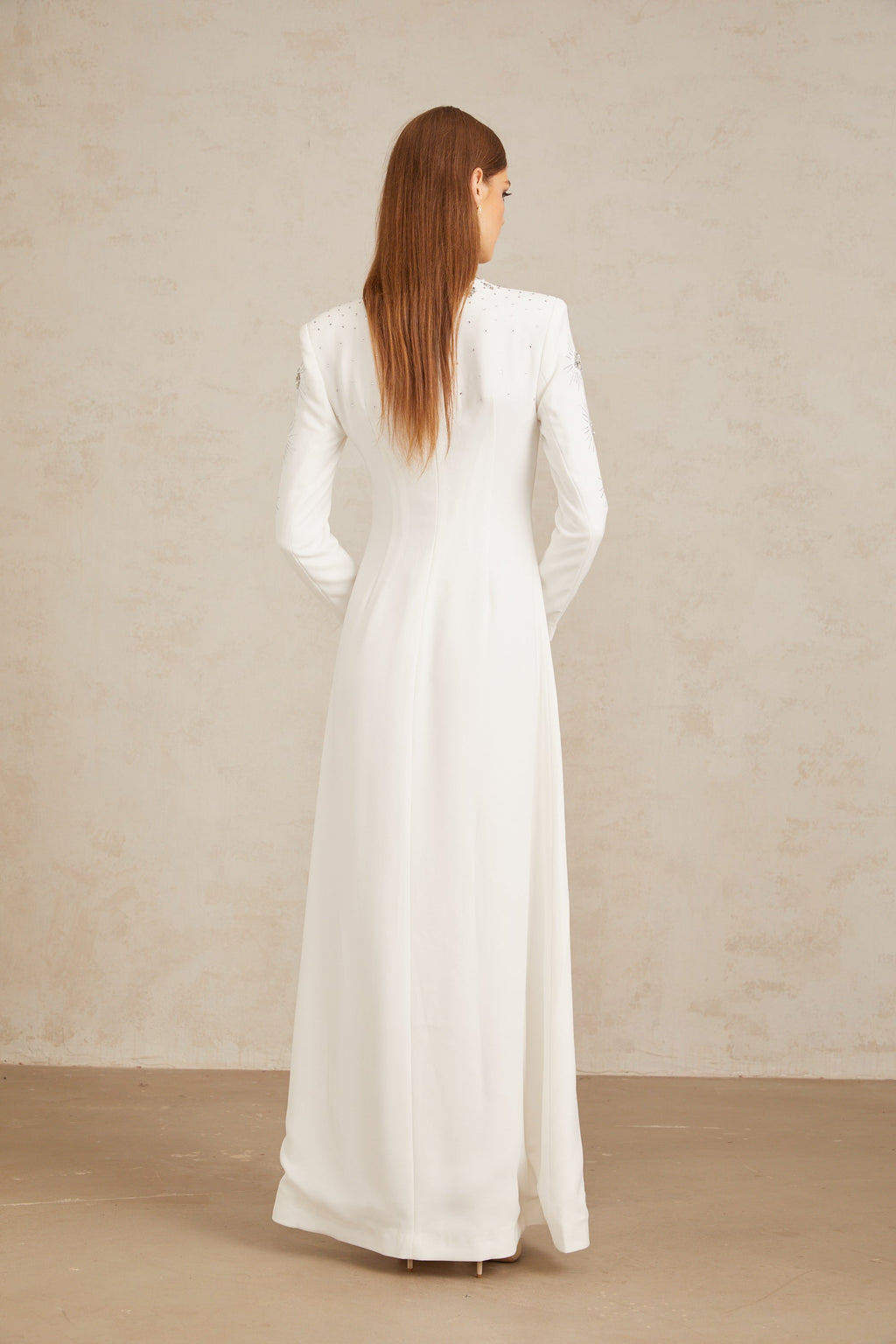 Aloïse White Embellished Maxi Gown (Final Sale-US Only)