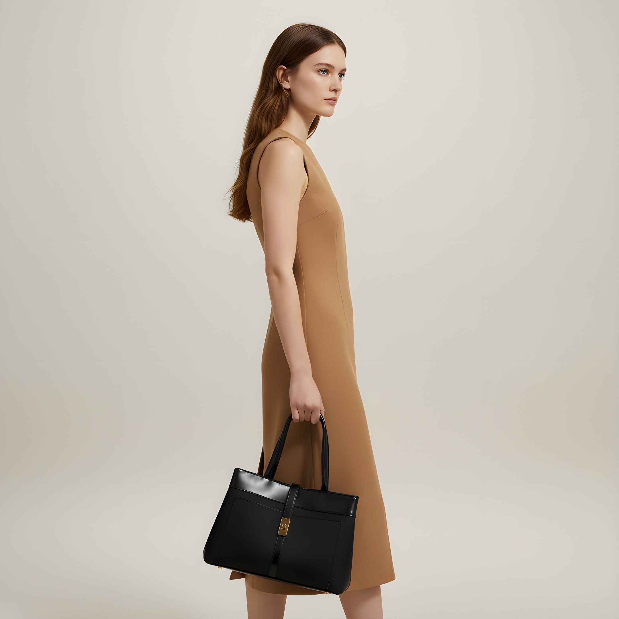 Tote en Piel clásico - Angela Puerto