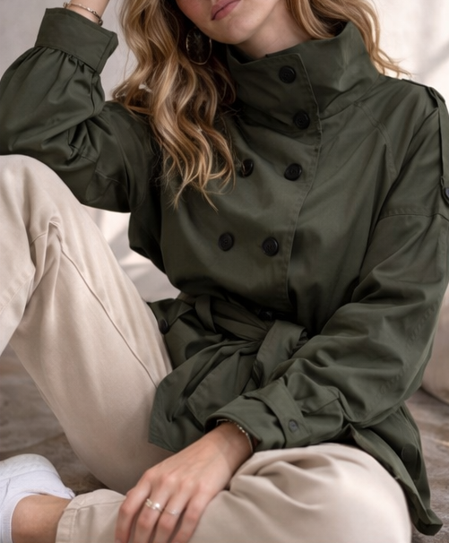 Chaqueta Trench Corta - Angela Puerto