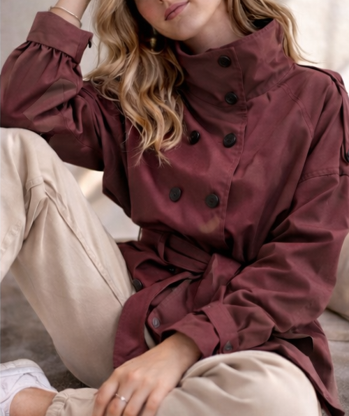 Chaqueta Trench Corta - Angela Puerto
