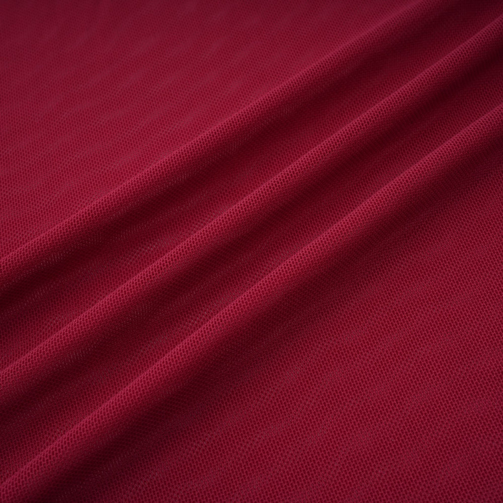 Sylphe Red Asymmetrical Ruched Mesh Maxi Dress (Final Sale-US Only)