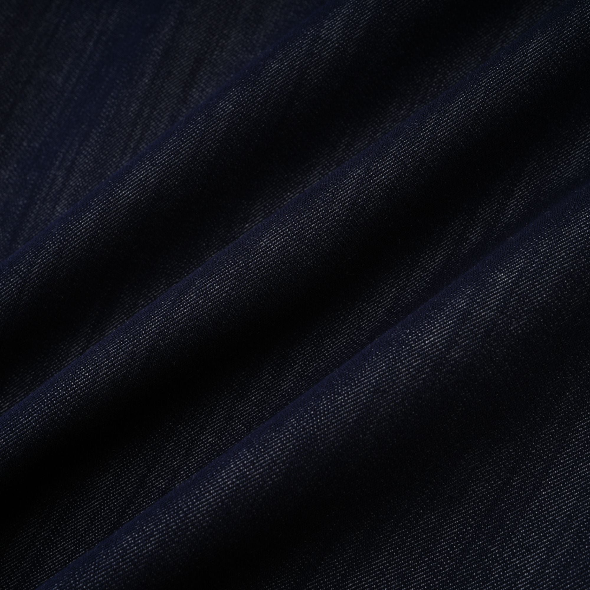 Sandrine blue denim semi-sheer bodysuit (Final Sale)