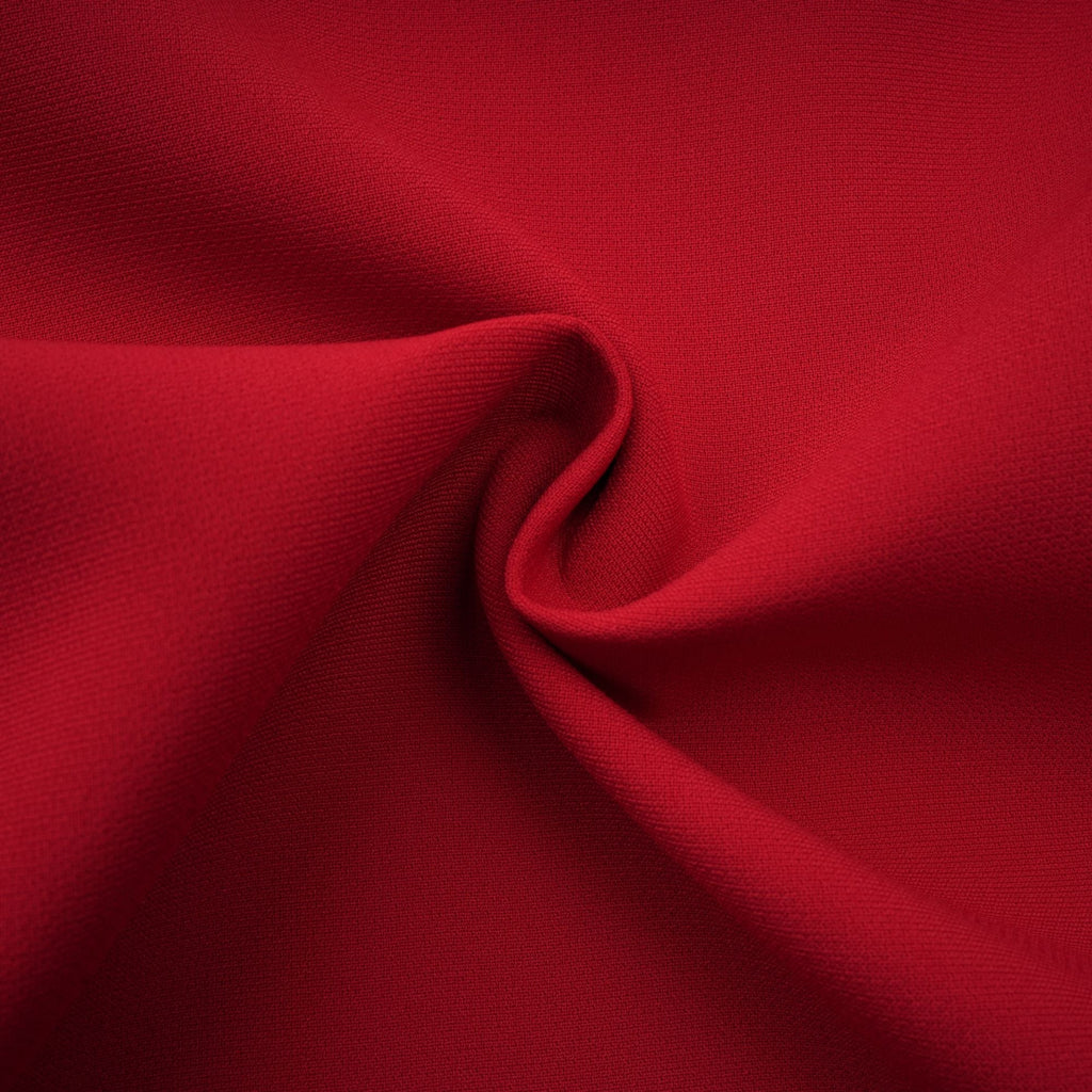 Colette red pleated blouse & skirt matching set (Final Sale-US Only)