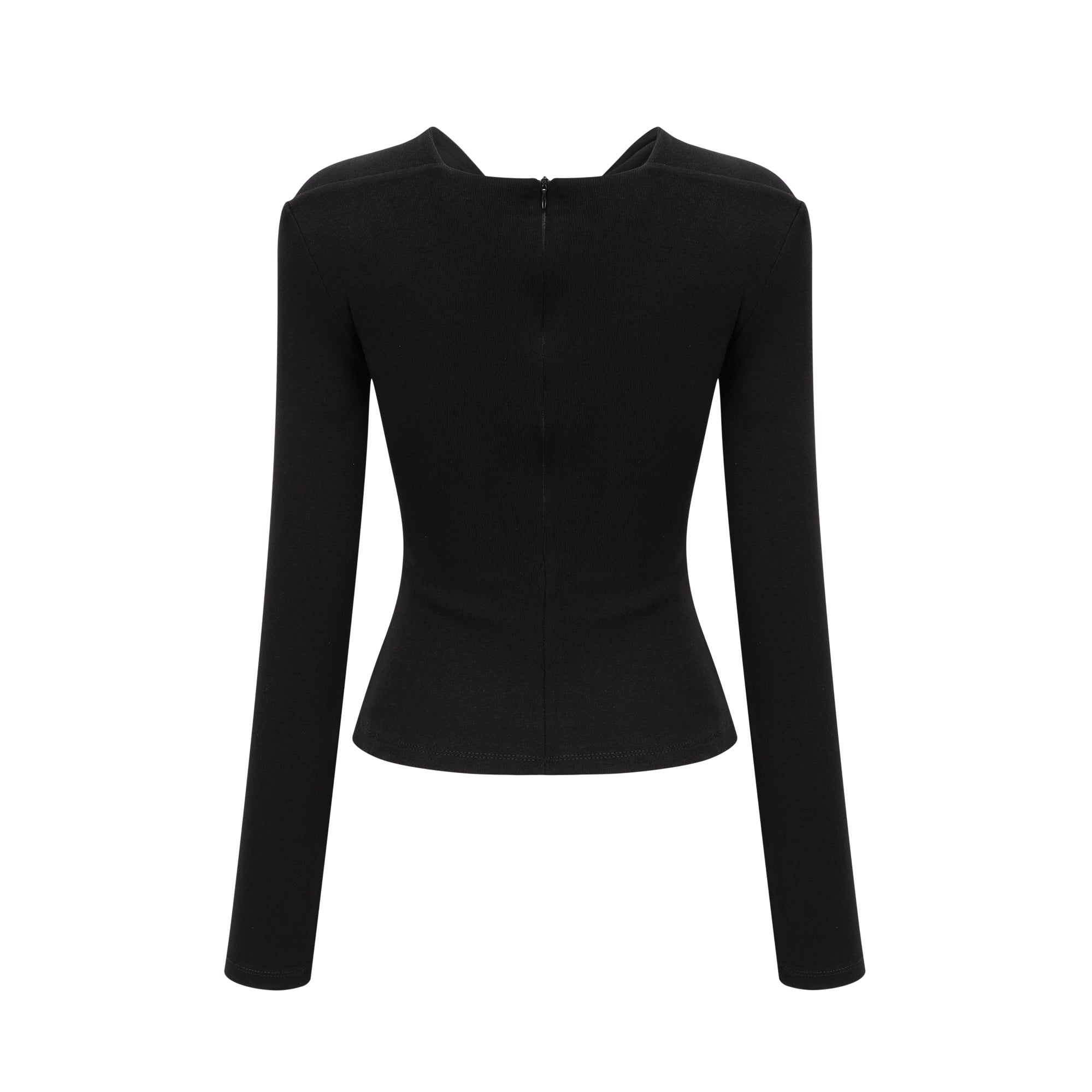 Clarabelle gathered-effect cut-out top (Final Sale-US Only)