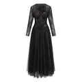Celina Lace Corset Maxi Gown