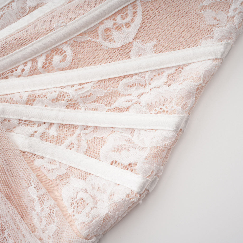 Margherita White Floral Lace Dress & Skirt Set