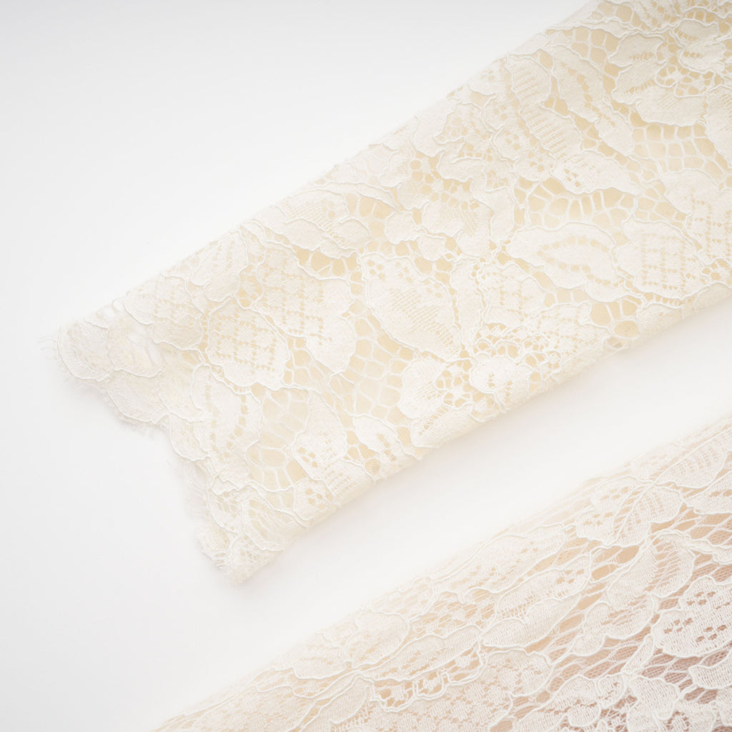 Oliana Ivory Lace Maxi Gown