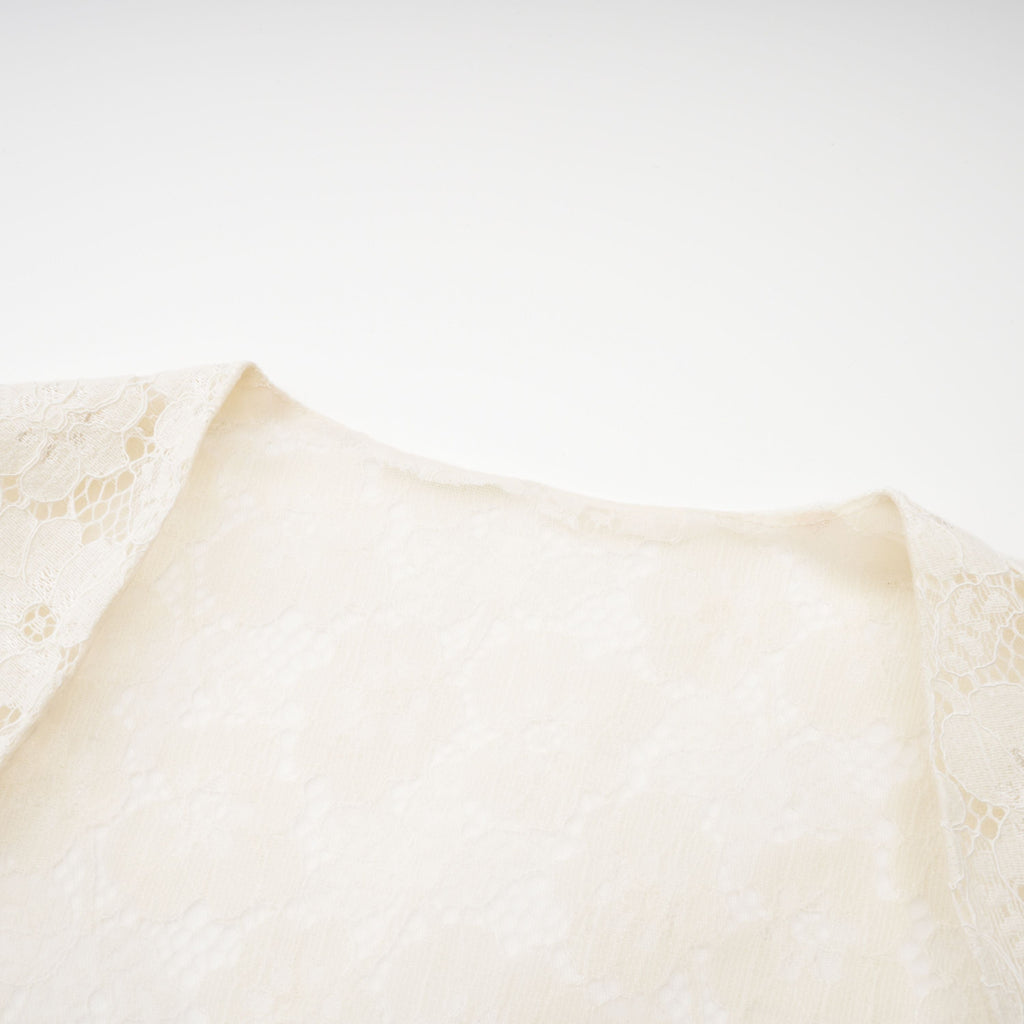 Celina White Lace Corset Maxi Dress