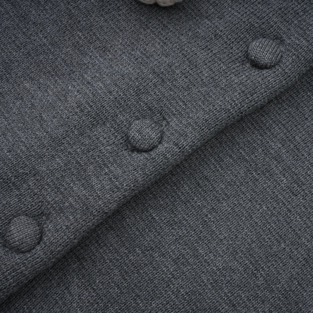 Lisette Grey 3D Petal Knit Cardigan