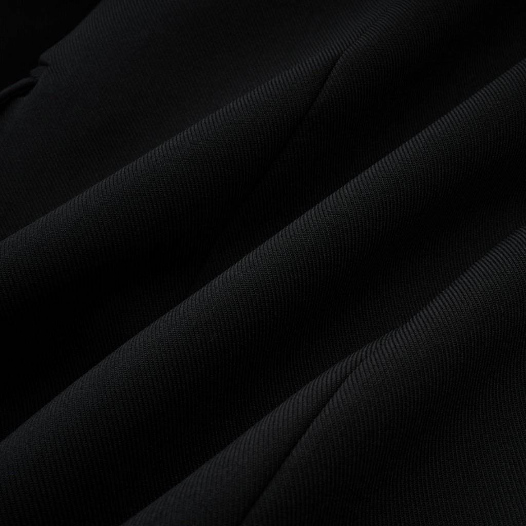 Dianthe Black Double-Breasted Oversize Blazer