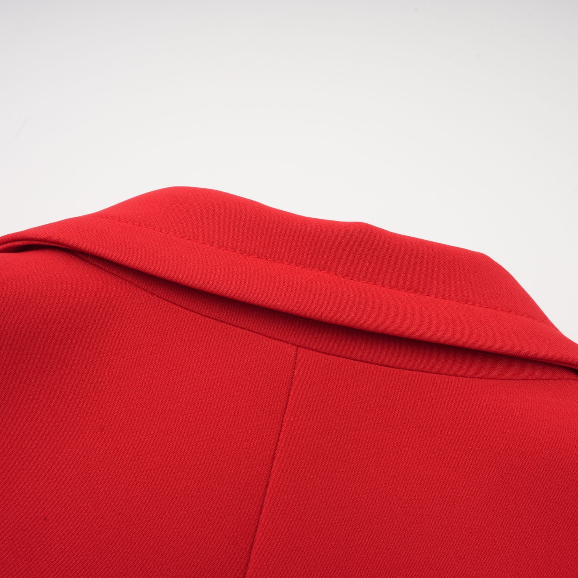Coline red hourglass double-breasted blazer(Final Sale-US Only)