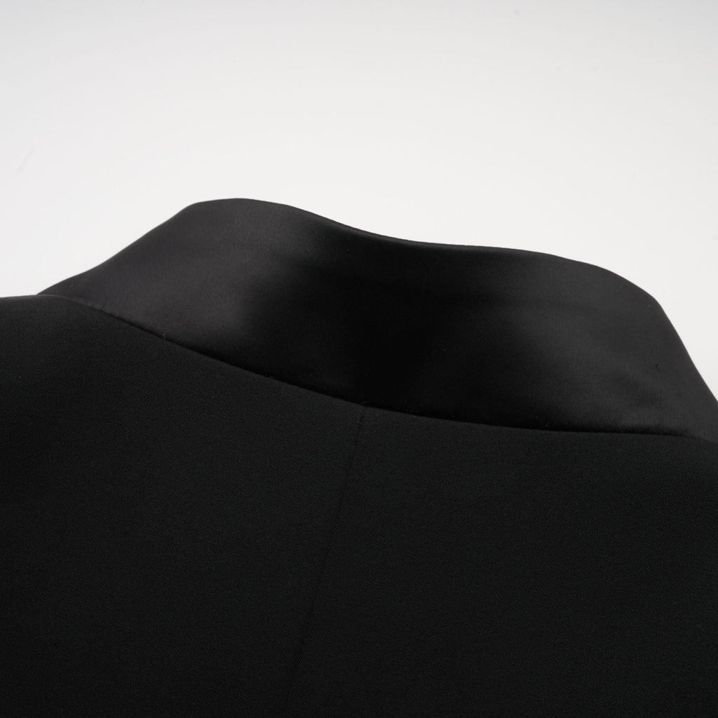 Delphine black embellished jacket & trousers matching set (Final Sale-US Only)