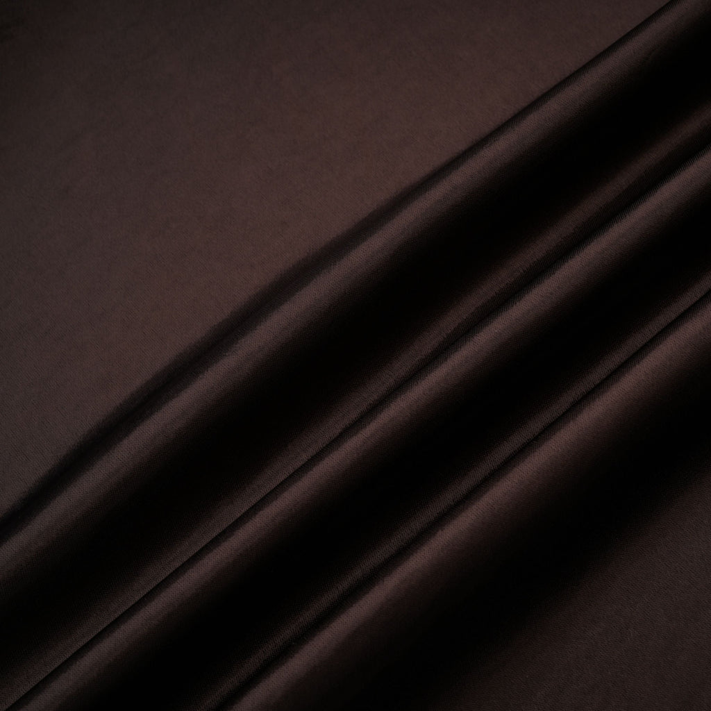 Gitta Brown Off Shoulder Satin Maxi Gown