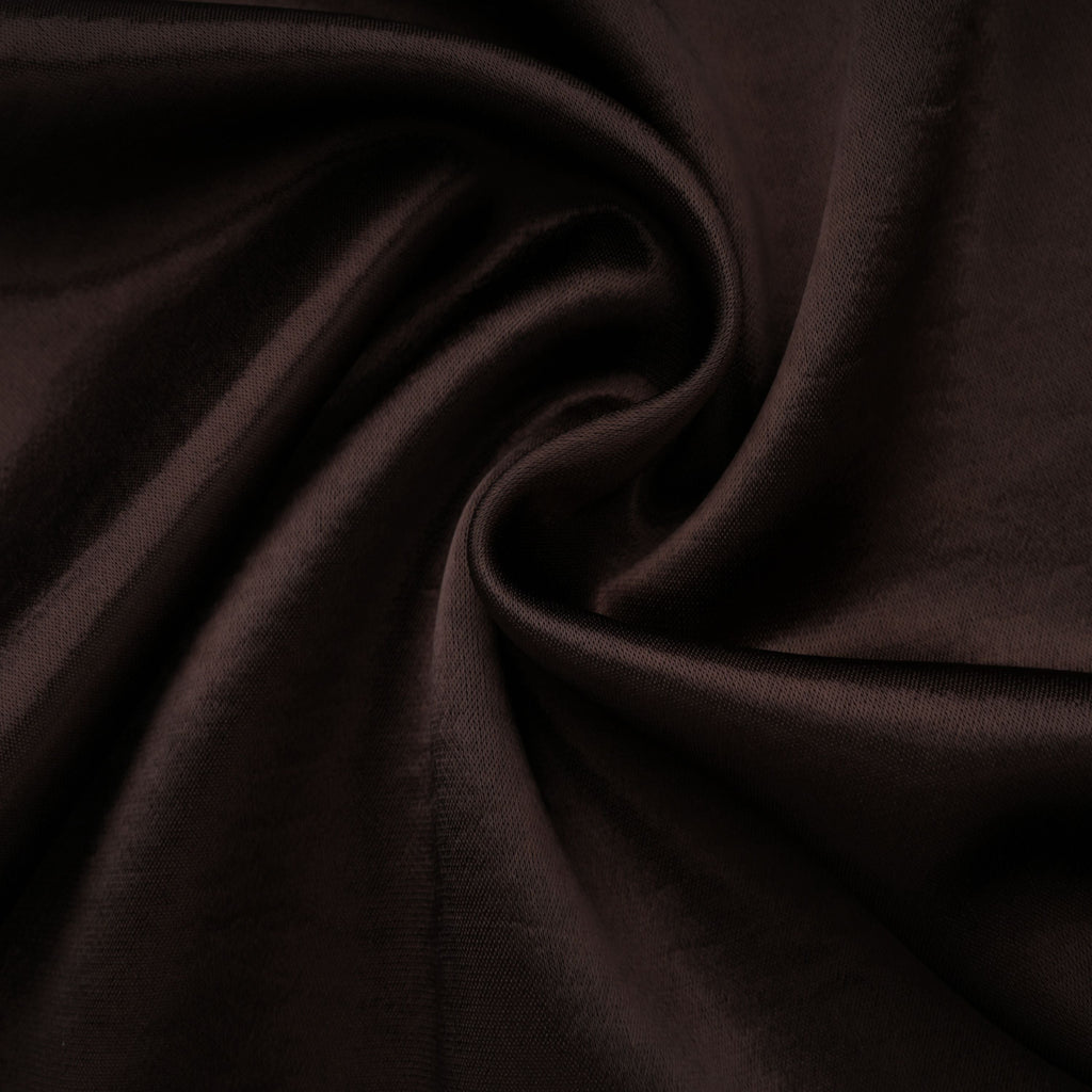 Gitta Brown Off Shoulder Satin Maxi Gown