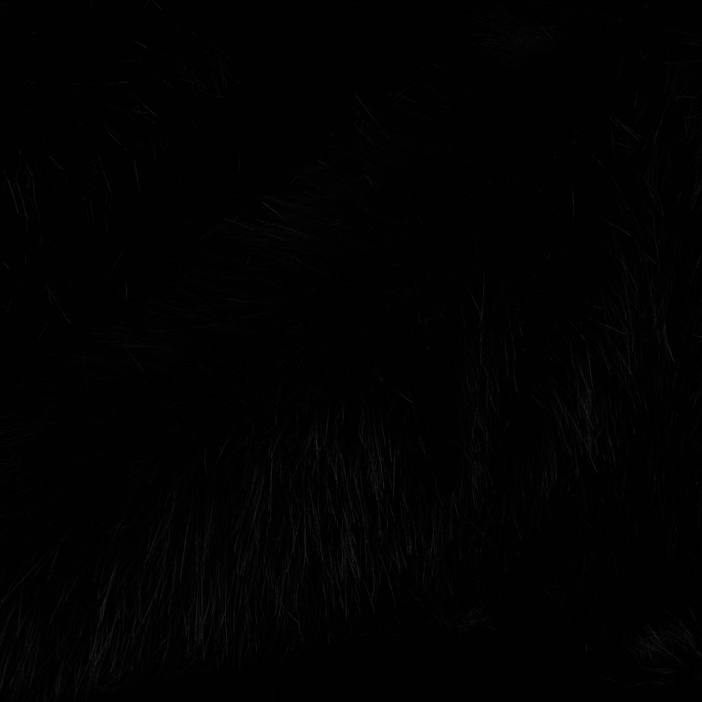 Alberta Black Faux-Fur Corset Panel Jacket