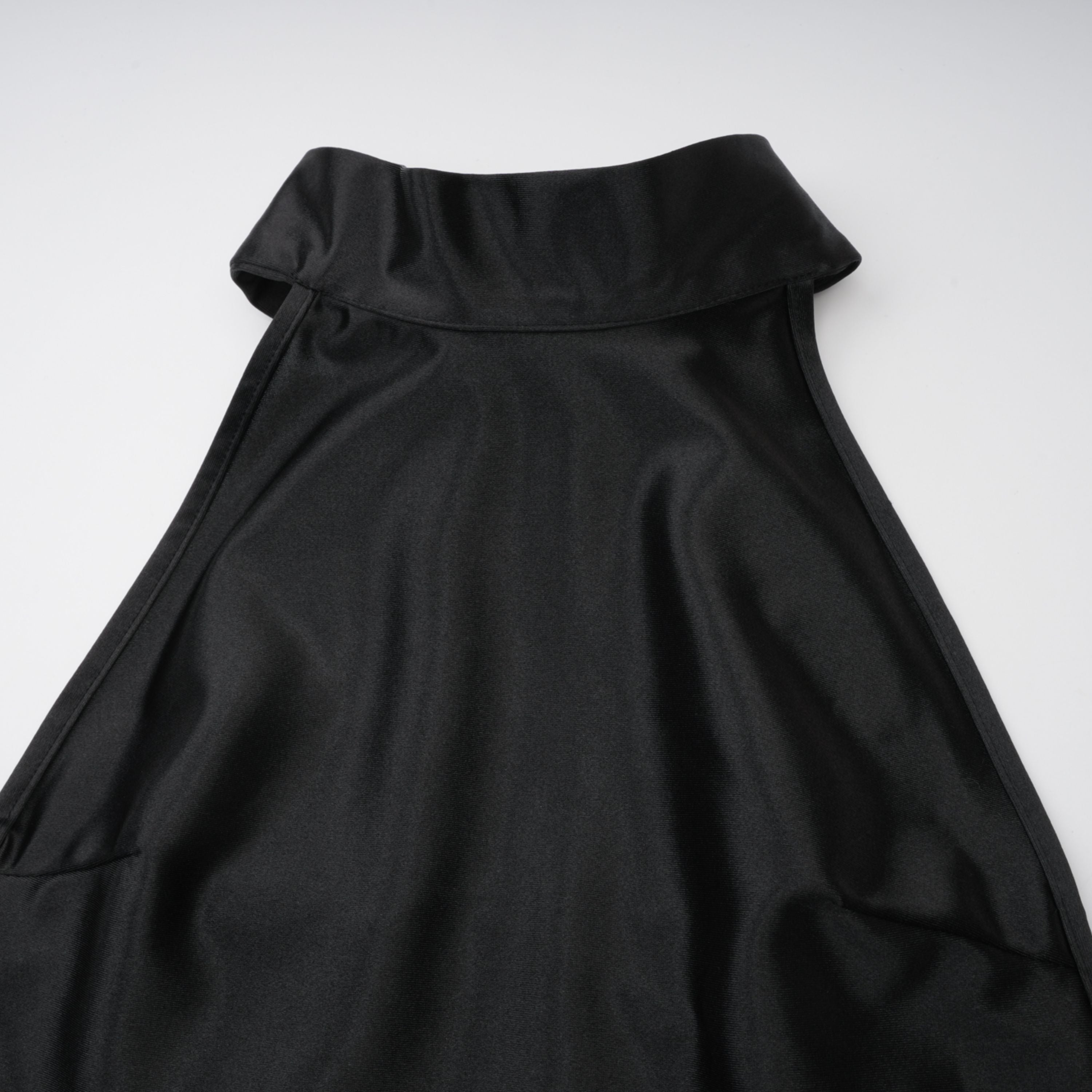 Ginevra black halterneck faux-pearl satin maxi dress (Final Sale-US Only)