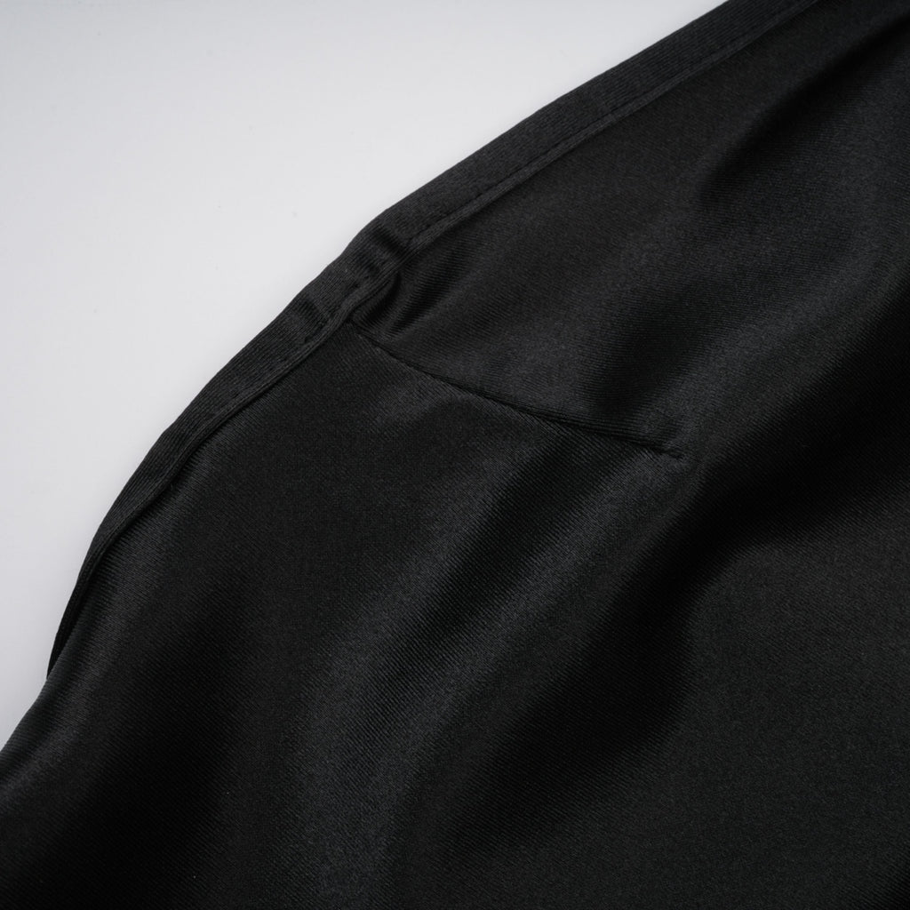 Ginevra black halterneck faux-pearl satin maxi dress (Final Sale-US Only)