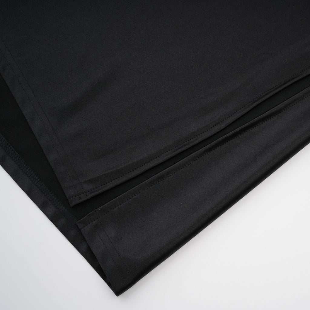 Ginevra black halterneck faux-pearl satin maxi dress (Final Sale-US Only)