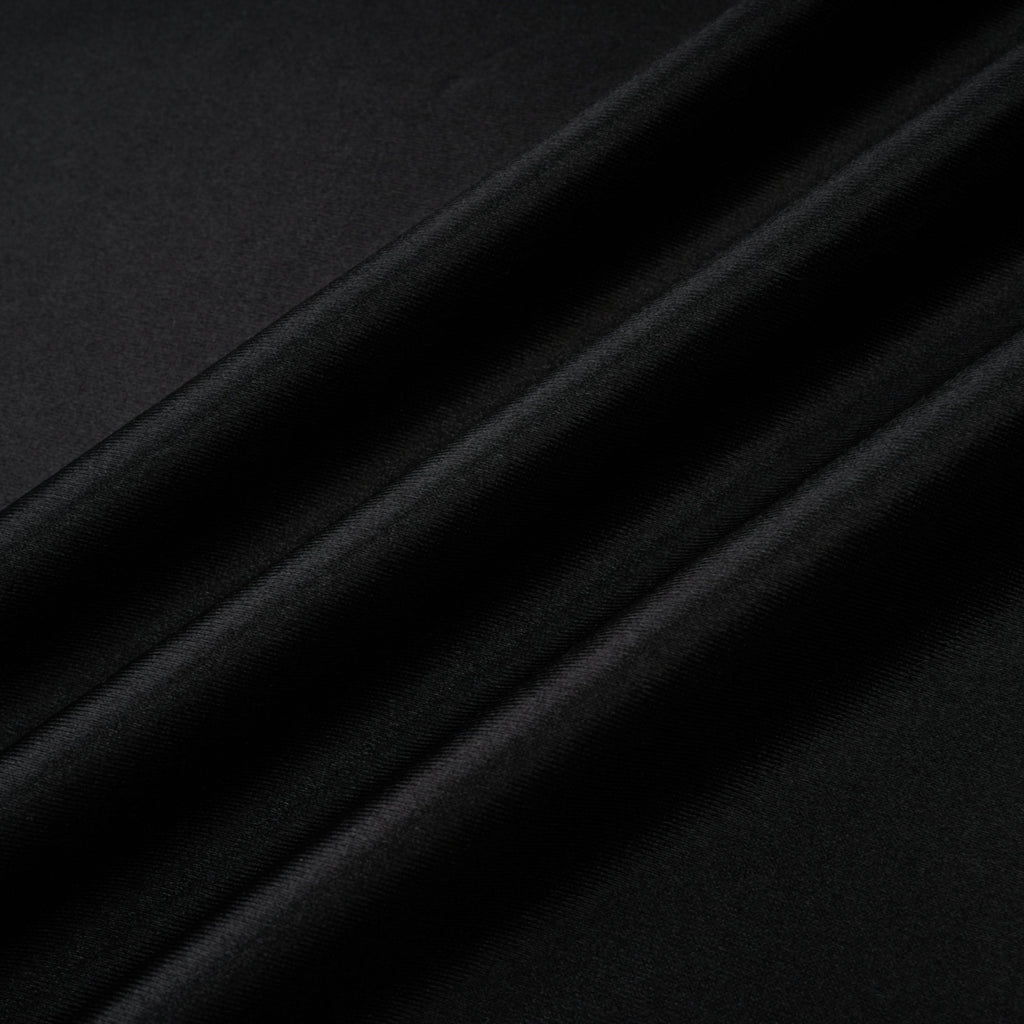 Ginevra black halterneck faux-pearl satin maxi dress