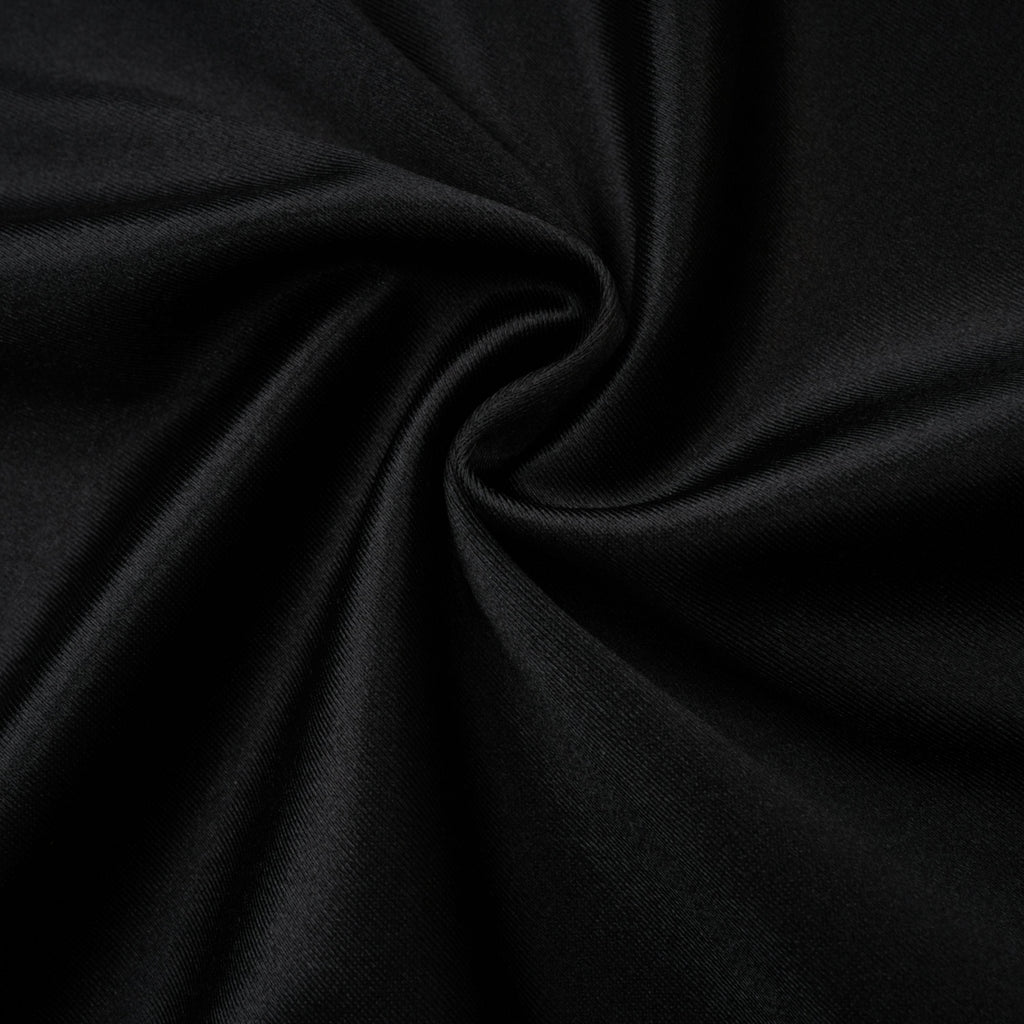 Ginevra black halterneck faux-pearl satin maxi dress