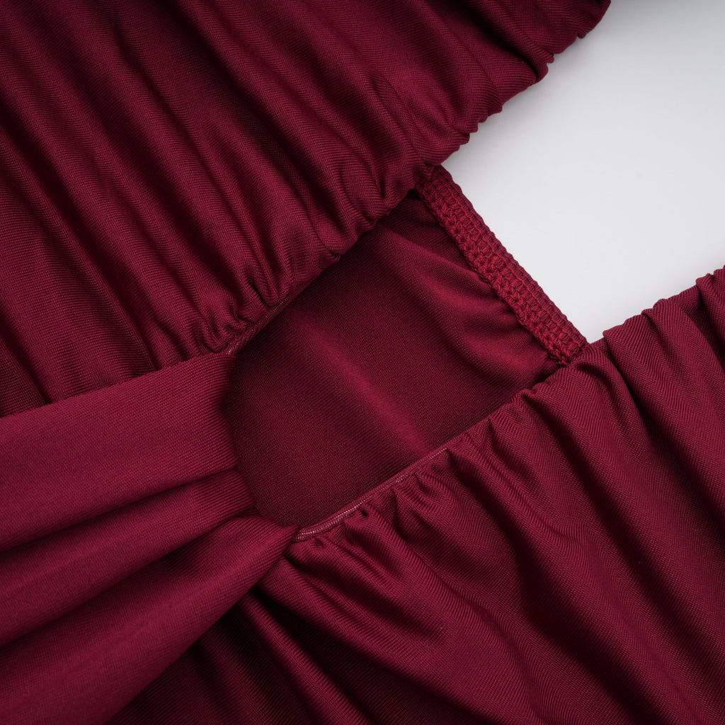 Aiglantine Halterneck Ruched Maxi Dress
