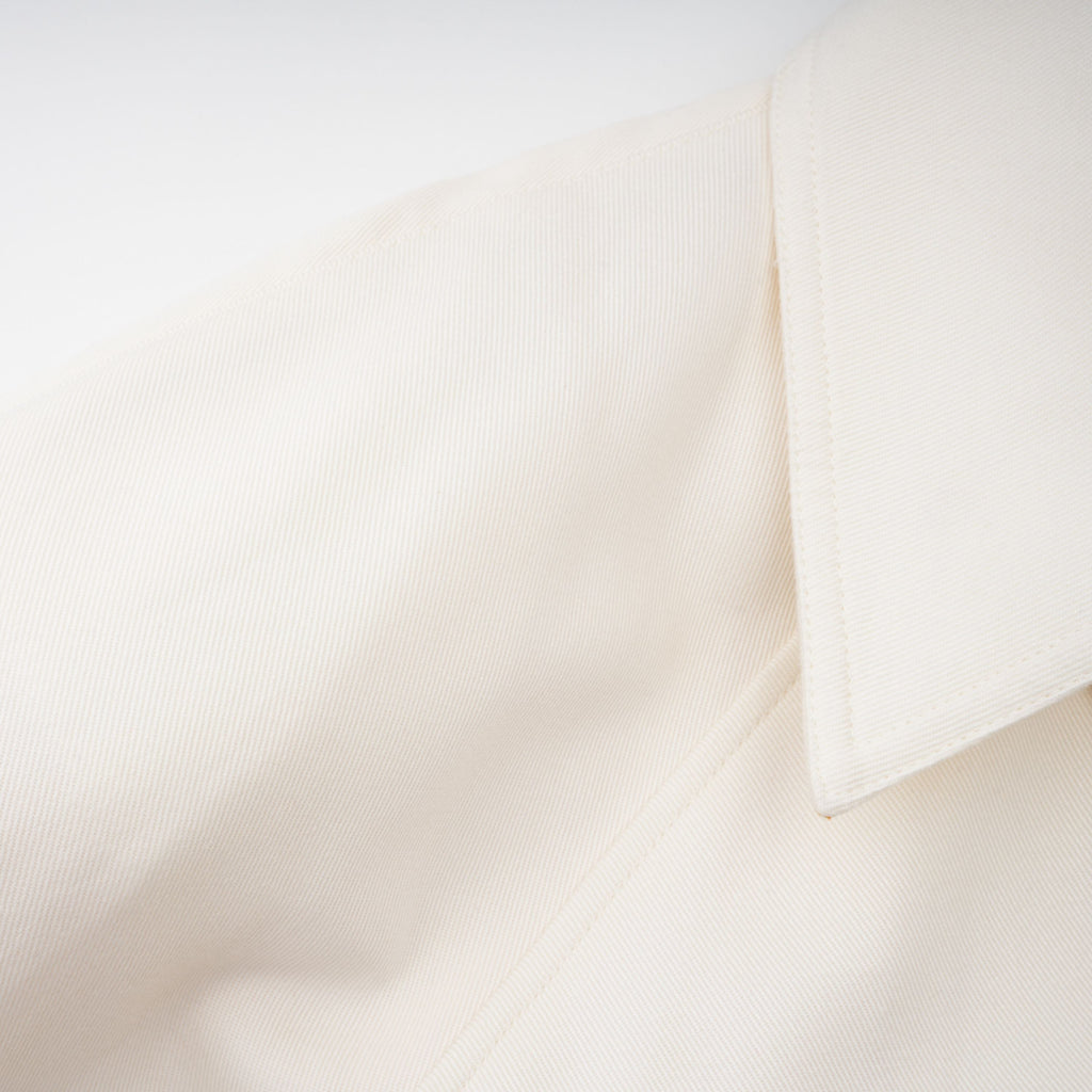 Ambre Cream White Belted Trench Coat
