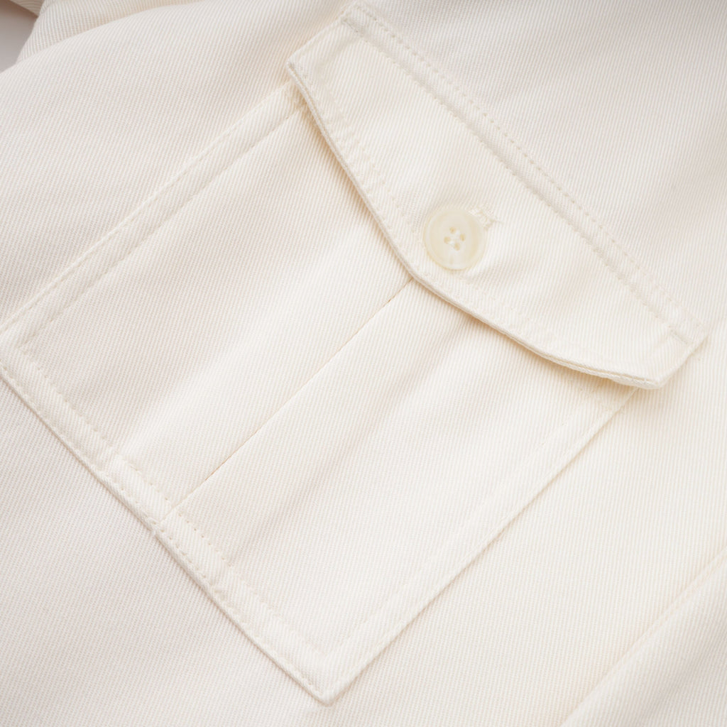 Ambre Cream White Belted Trench Coat