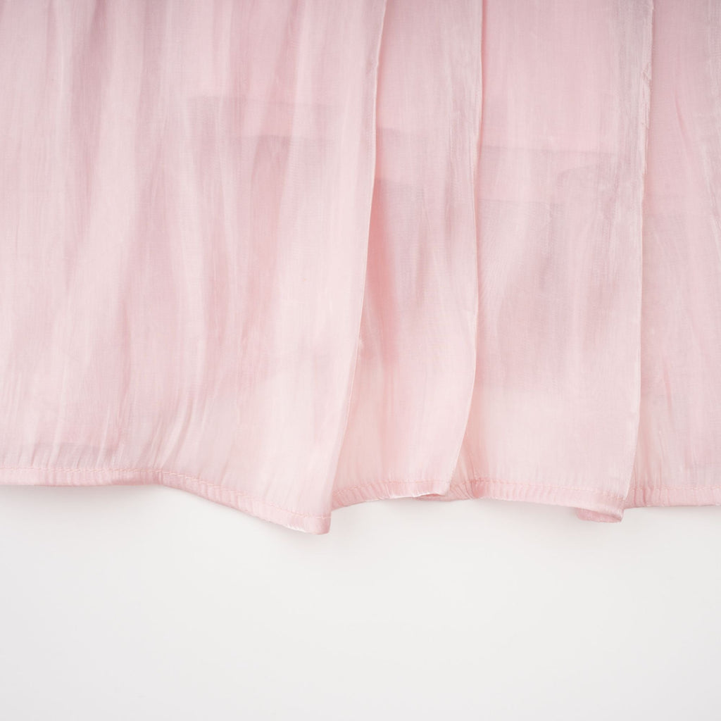 Sarolta Pink Glossy Ruched Maxi Dress (Final Sale-US Only)