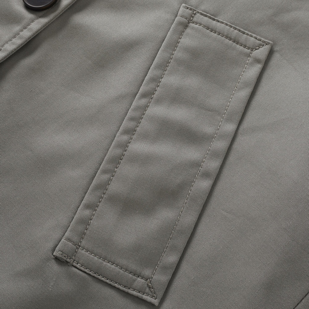 Mavis Grey Double-Breasted Belted Trench Coat  (Final Sale-US Only)