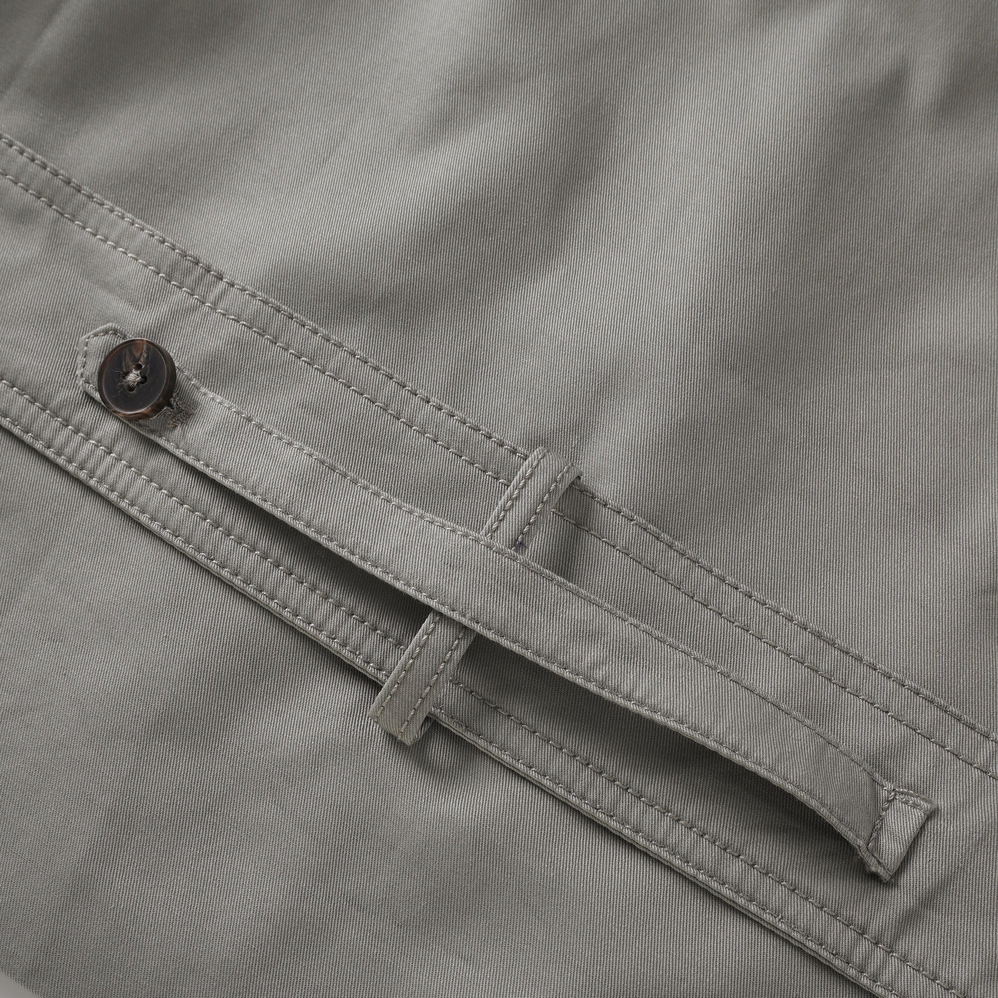 Mavis Grey Double-Breasted Belted Trench Coat  (Final Sale-US Only)