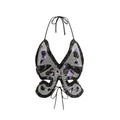Vittoria embellished butterfly top (Final Sale-US Only)
