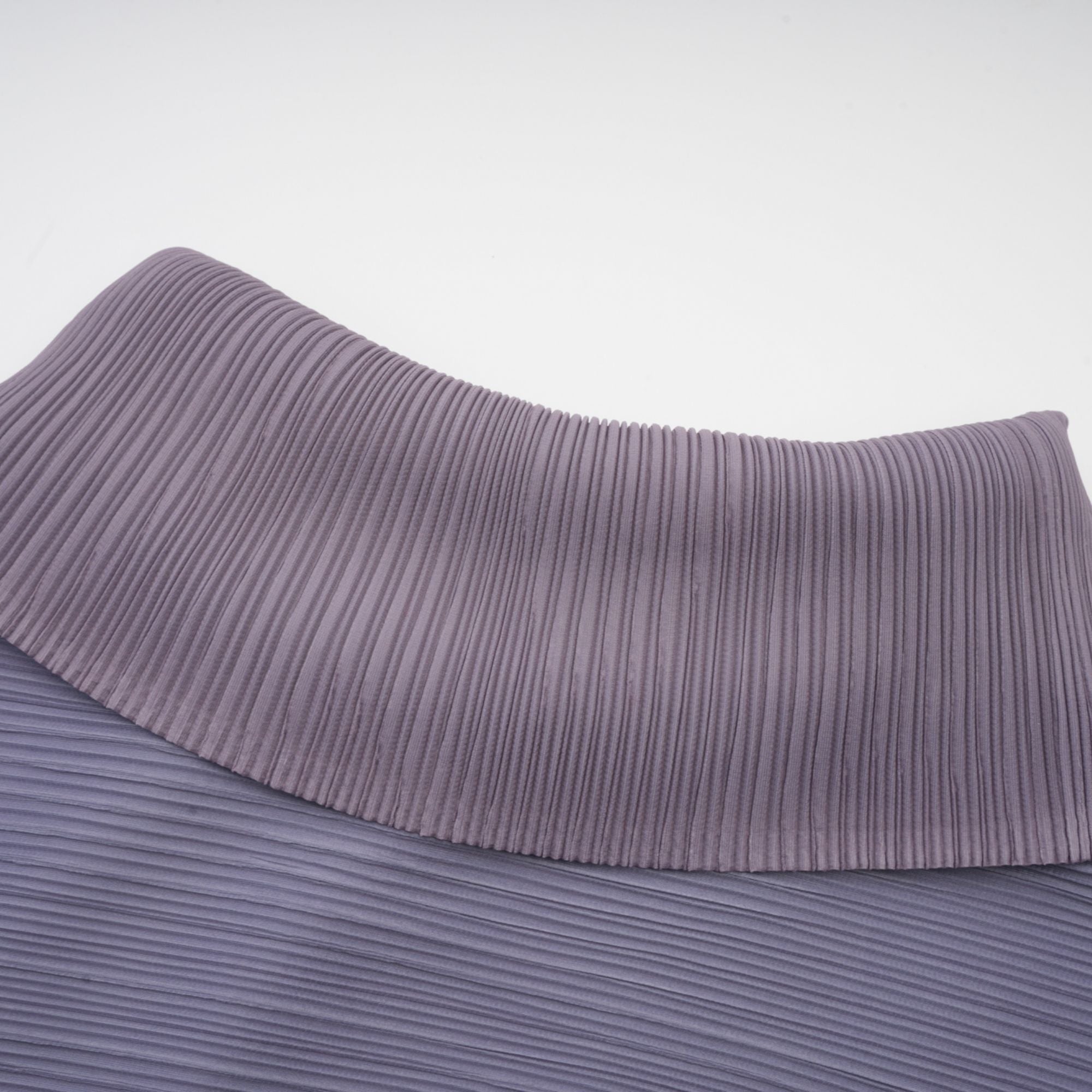 Agathe purple gradient wrinkled blouse & trousers matching set (Final Sale-US Only)