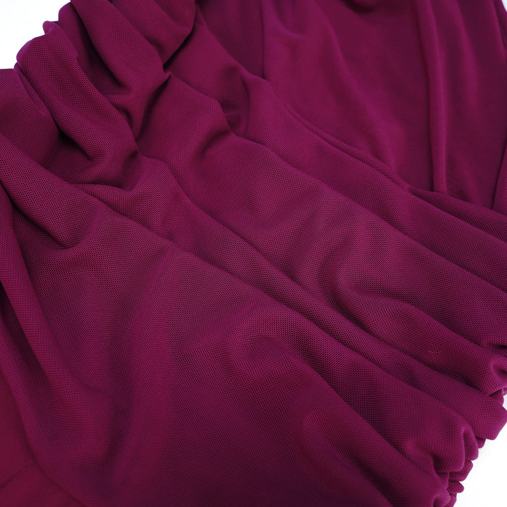 Kerstin Purple Ruched Maxi Dress (Final Sale-US Only)