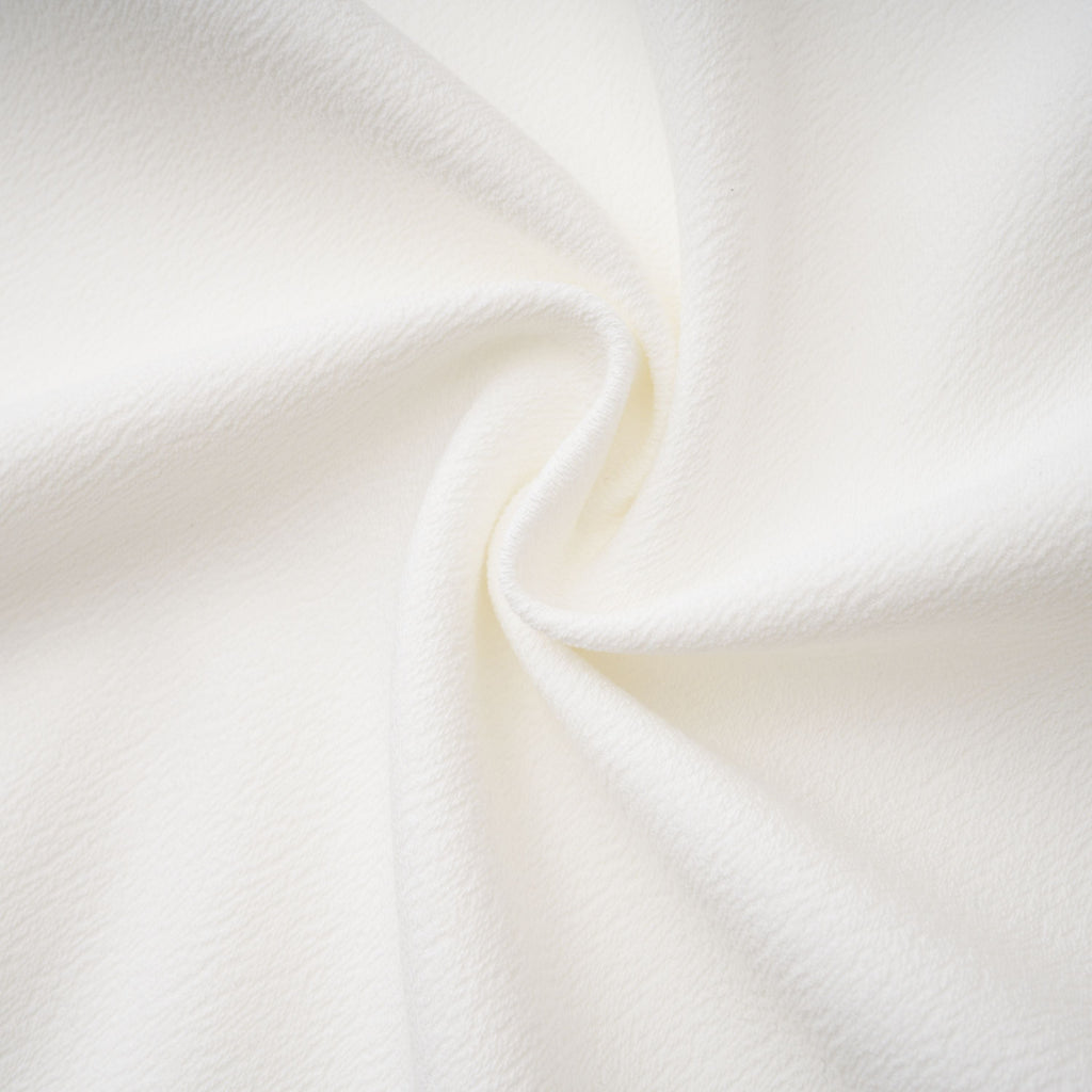 Liana White Asymmetrical Flared Midi Dress