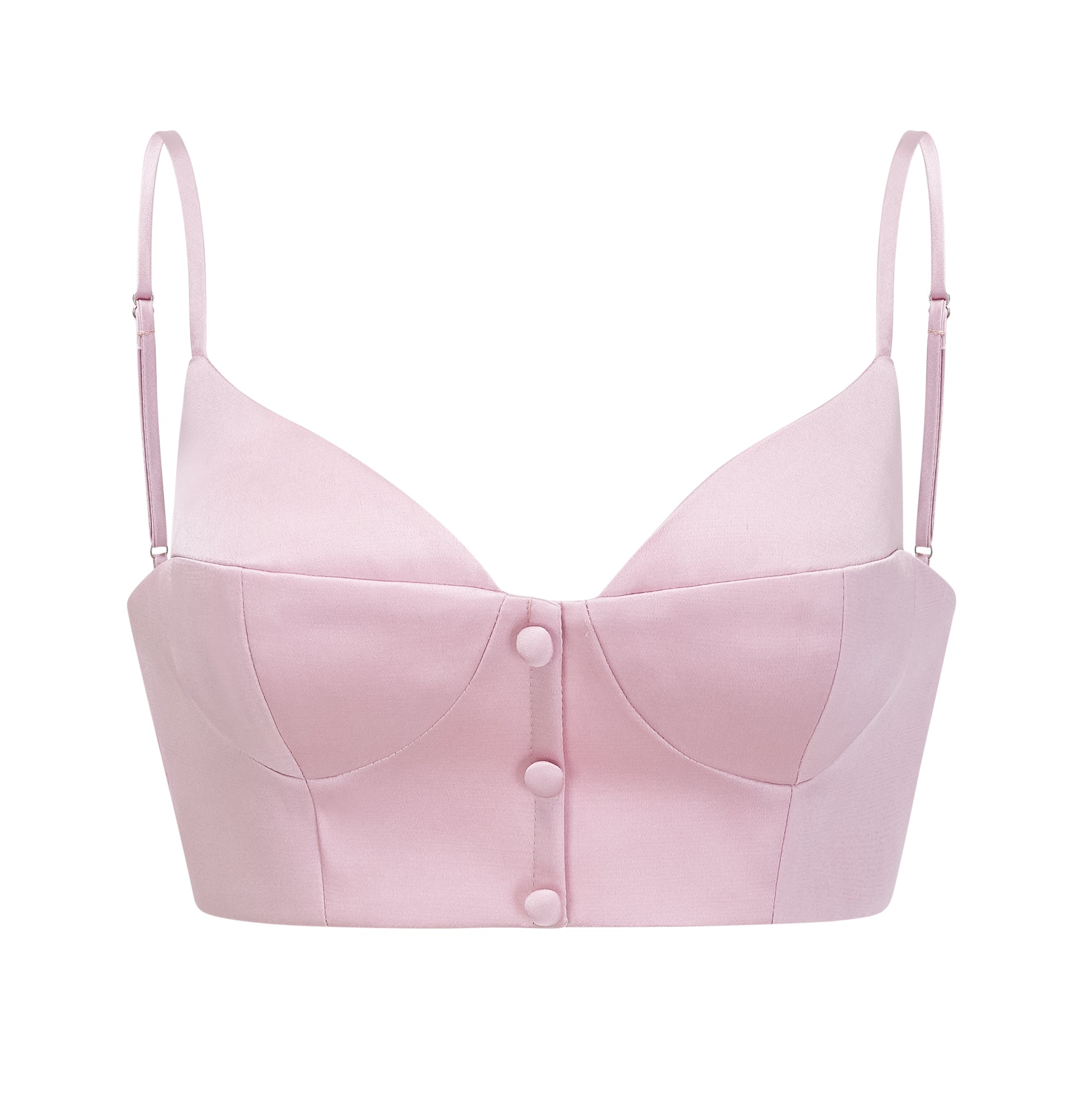Conjunto de top capa rosa y falda de tul de Bridal, diseñado para ocasiones especiales, con detalles elegantes y delicados.