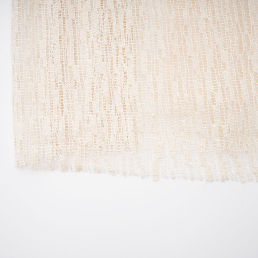 Thale Neutral Asymmetrical Textured Ruched Midi Dress