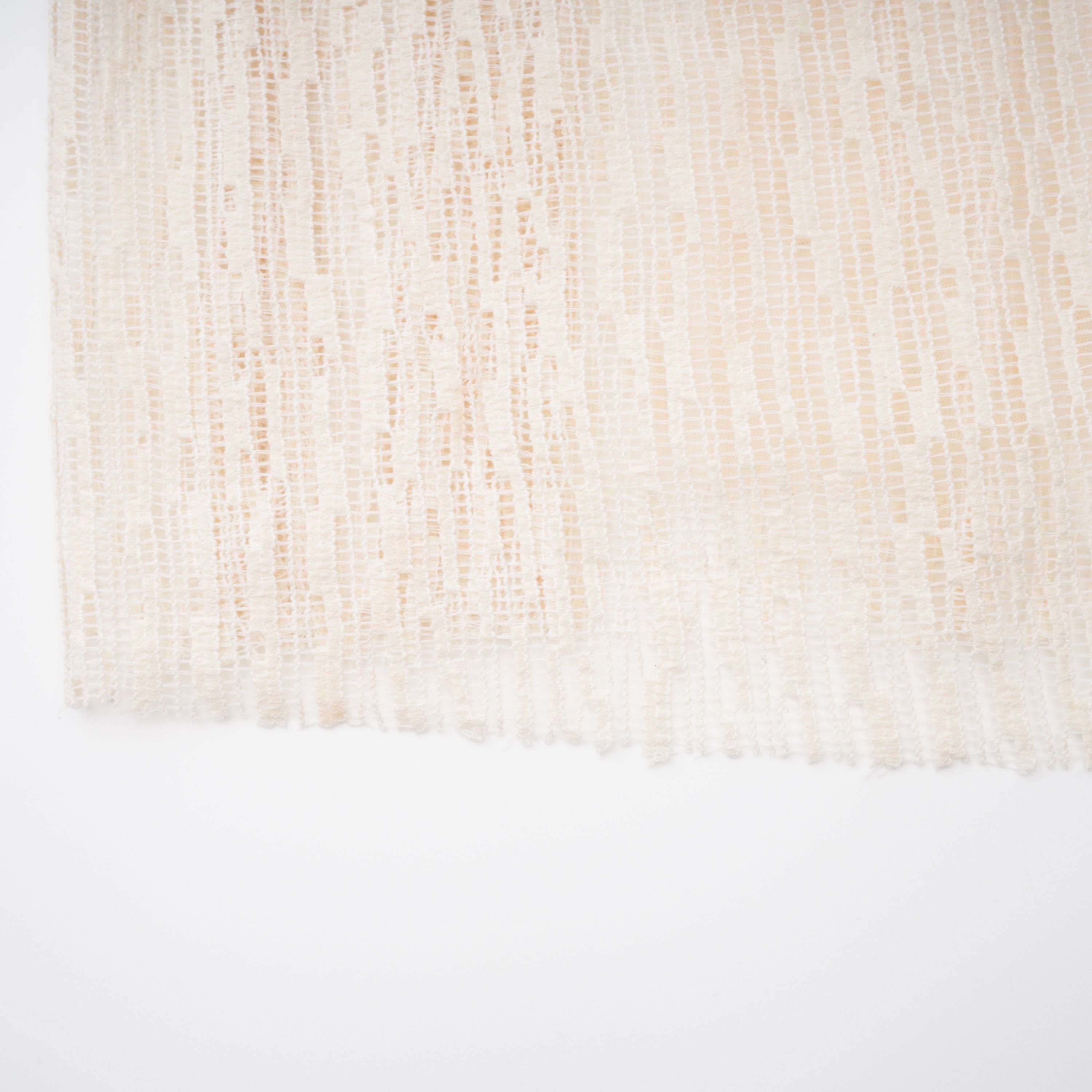 Thale Neutral Asymmetrical Textured Ruched Midi Dress