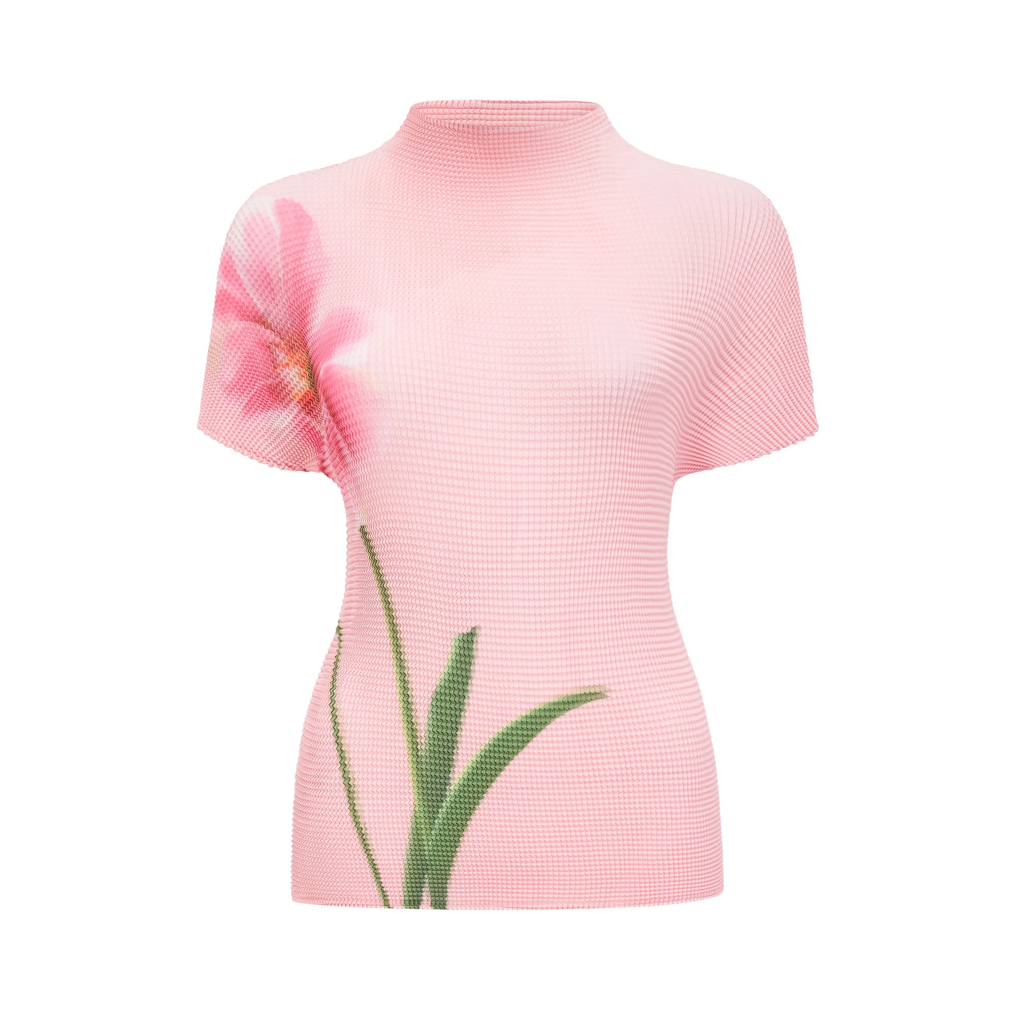 Conjunto de top y falda de estampado floral de la marca Final Sale, ajustado y elegante, en tonos vibrantes.