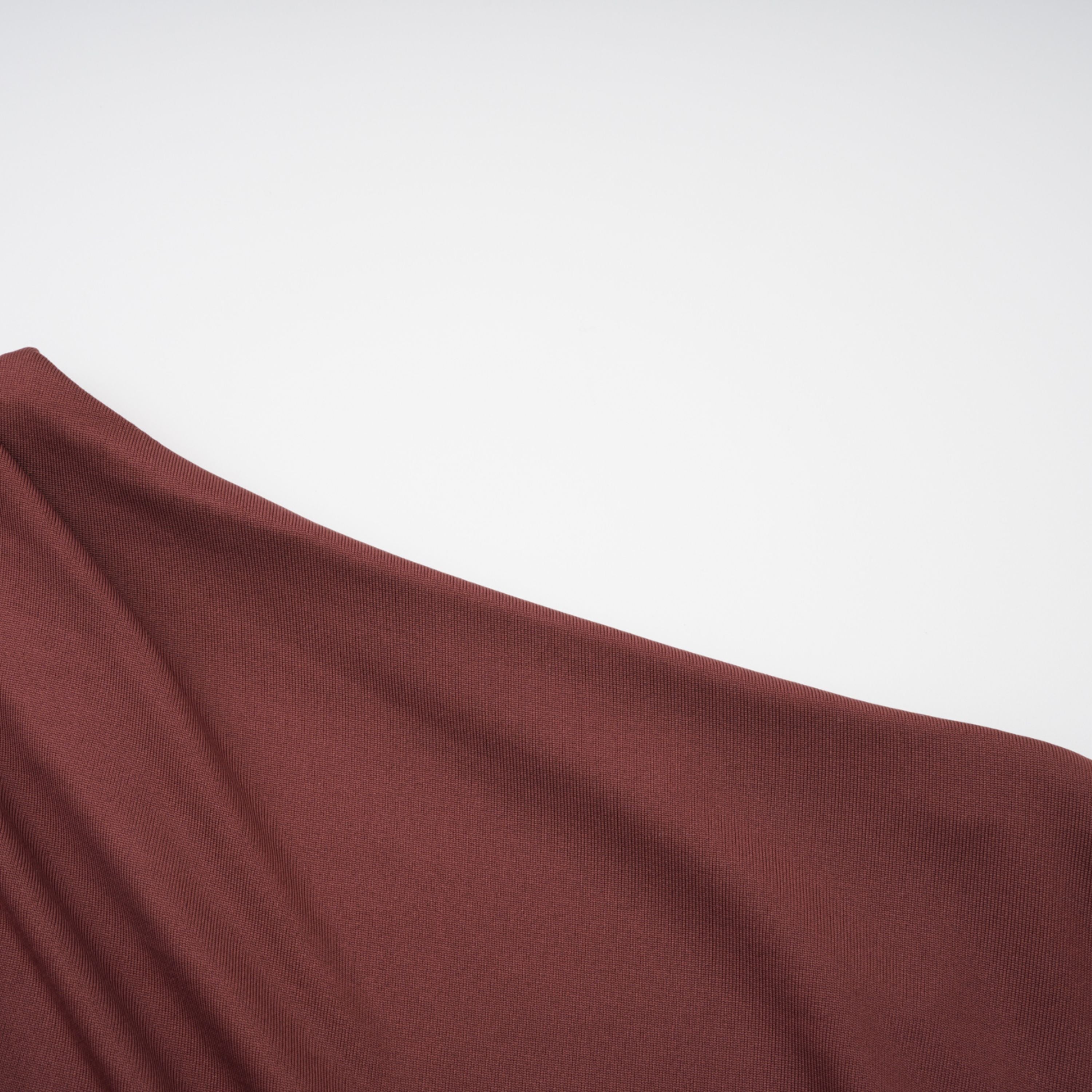 Seren Brown Ruched Tulle Panel Maxi Dress