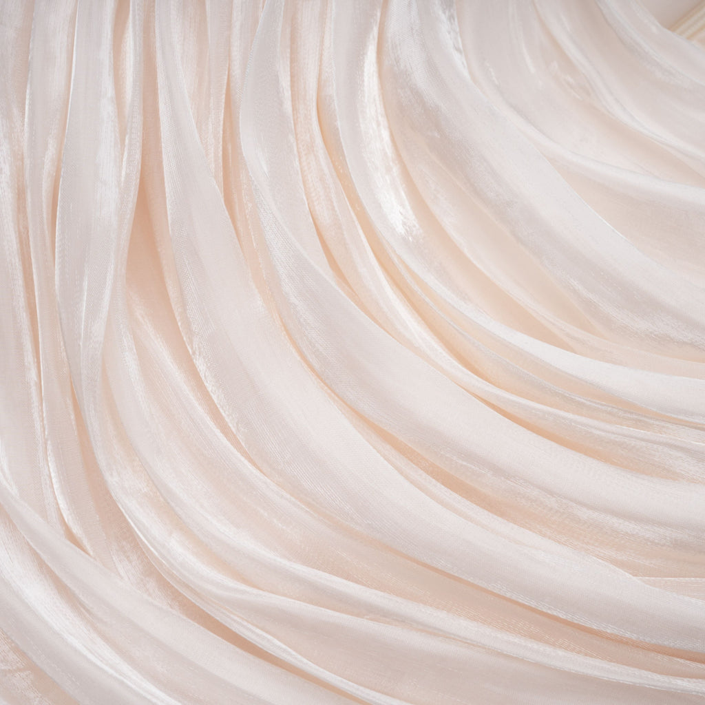 Hege Cream Glossy Ruched Cape Maxi Dress