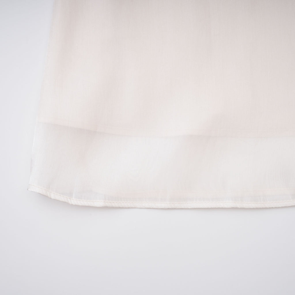 Hege Cream Glossy Ruched Cape Maxi Dress (Final Sale-US Only)