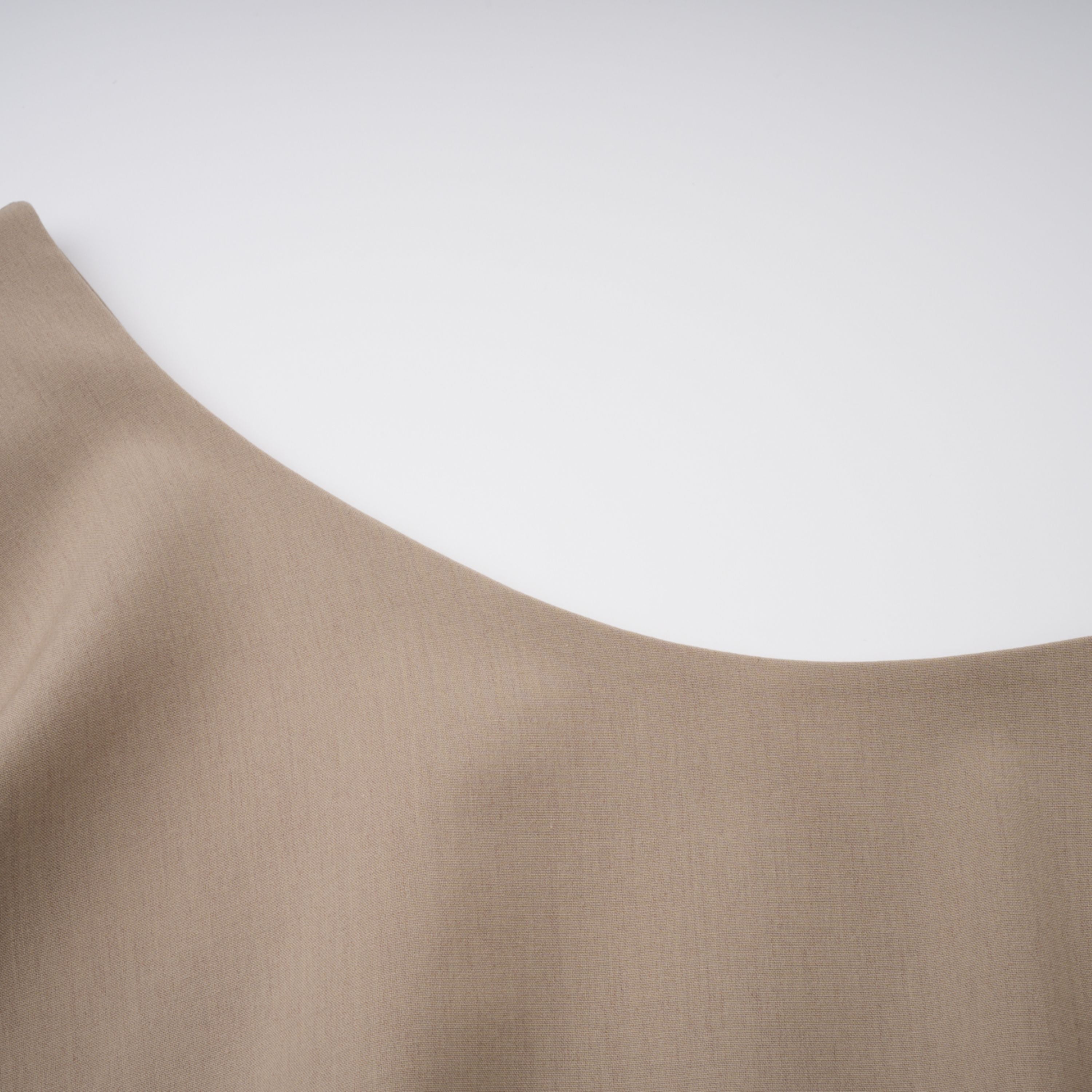 Filomena Beige Draped Asymmetrical Mini Skirt